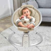 Luxury Hot Mom Upgrade Electric Baby Bouncer with cushioned infant seat, head support and automatic rocking base