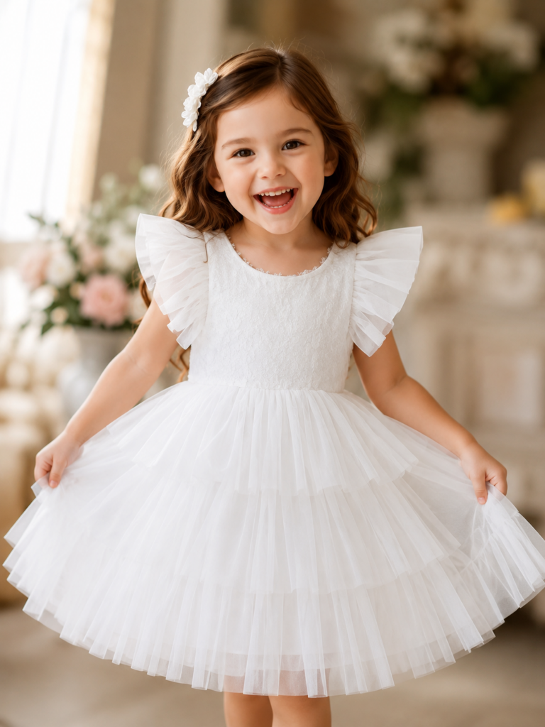 Girls party dresses at Nairobi baby shop in Kenya